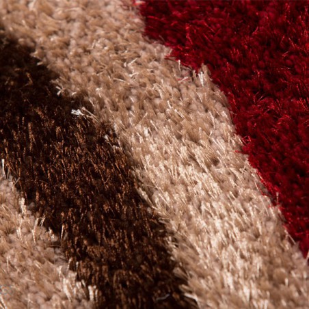 Tapis de salon shaggy Droplet Marron par Flair Rugs Tapis de salon shaggy Droplet Marron par Flair Rugs