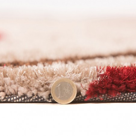 Tapis de salon shaggy Droplet Marron par Flair Rugs Tapis de salon shaggy Droplet Marron par Flair Rugs