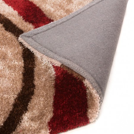 Tapis de salon shaggy Droplet Marron par Flair Rugs Tapis de salon shaggy Droplet Marron par Flair Rugs
