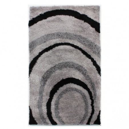 Tapis de salon shaggy Droplet Gris par Flair Rugs Tapis de salon shaggy Droplet Gris par Flair Rugs