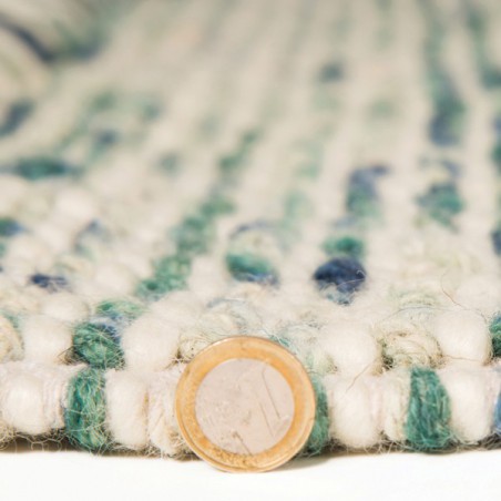 Tapis tissé main Maya Bleu Canard par Flair Rugs Tapis tissé main Maya Bleu Canard par Flair Rugs