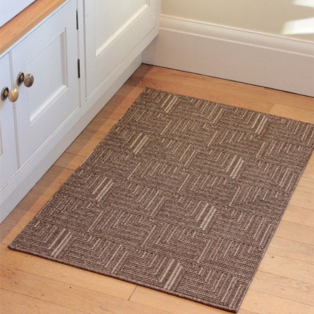 Tapis design lavable en machine Pinnacle Marron par Flair Rugs Tapis design lavable en machine Pinnacle Marron par Flair Rugs