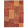 Tapis rectangulaire Patchwork Kilim Terraotta Chenille par Flair Rugs Tapis rectangulaire Patchwork Kilim Terraotta Chenille par Flair Rugs