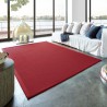 Tapis sur-mesure en sisal gansé rouge Tapis sur-mesure en sisal gansé rouge