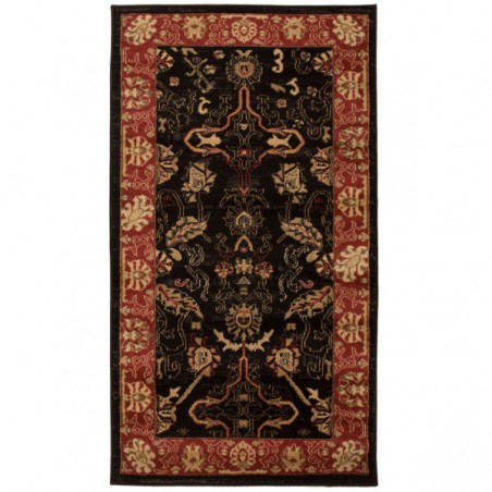 Tapis rectangulaire style persan doux par Flair Rugs Arak noir Tapis rectangulaire style persan doux par Flair Rugs Arak noir