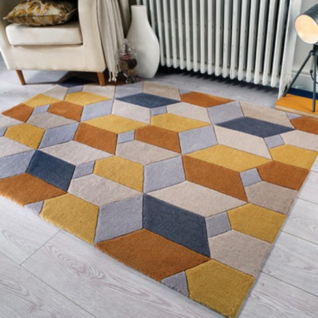 Tapis Design Scope Ochre par Flair Rugs Tapis Design Scope Ochre par Flair Rugs