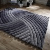 Tapis Design Furrow Gris par Flair Rugs Tapis Design Furrow Gris par Flair Rugs