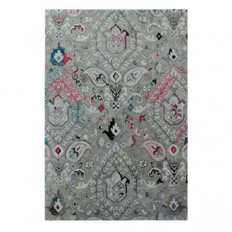 Tapis design en laine à motifs viscose Persian Fusion Saffron par Luxmi Tapis design en laine à motifs viscose Persian Fusion Saffron par Luxmi