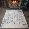 Tapis motif fleurs gris Lovely par Luxmi Tapis motif fleurs gris Lovely par Luxmi