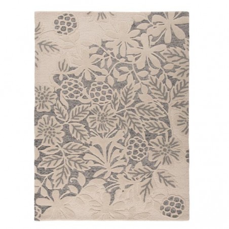 Tapis motif fleurs gris Lovely par Luxmi Tapis motif fleurs gris Lovely par Luxmi