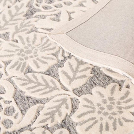 Tapis motif fleurs gris Lovely par Luxmi Tapis motif fleurs gris Lovely par Luxmi