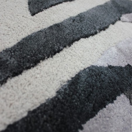Tapis design Jazz Noir et Gris par Luxmi Tapis design Jazz Noir et Gris par Luxmi