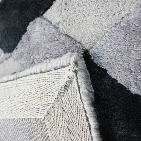Tapis design Jazz Noir et Gris par Luxmi Tapis design Jazz Noir et Gris par Luxmi