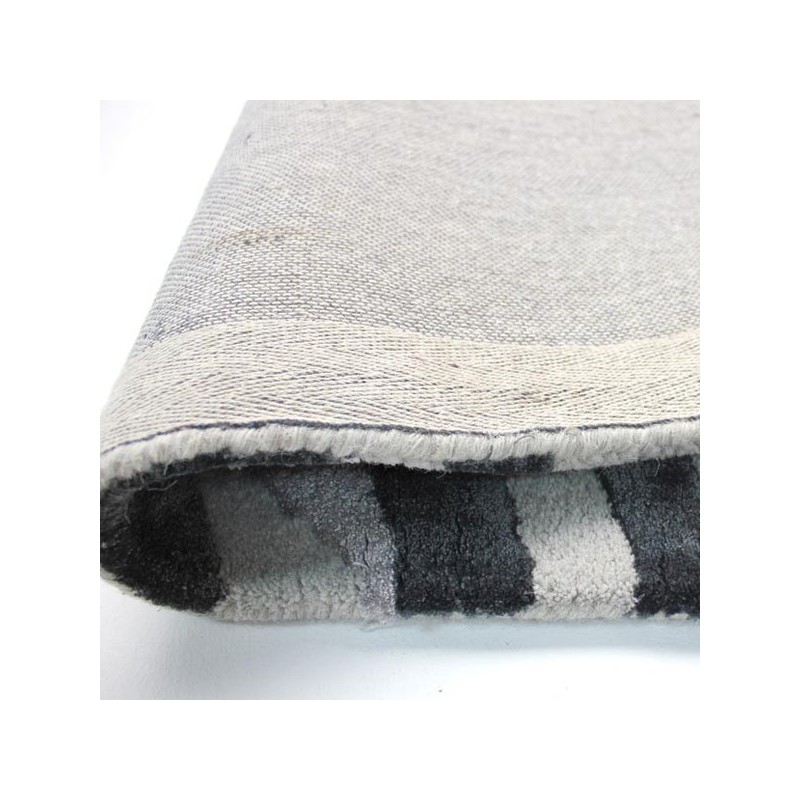 Tapis design Jazz Noir et Gris par Luxmi