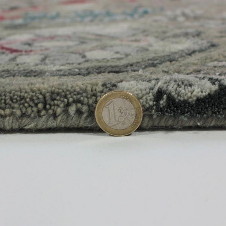 Tapis design en laine à motifs viscose Persian Fusion Saffron par Luxmi Tapis design en laine à motifs viscose Persian Fusion Saffron par Luxmi