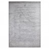 Tapis salon design gris en laine Hucaya par Luxmi