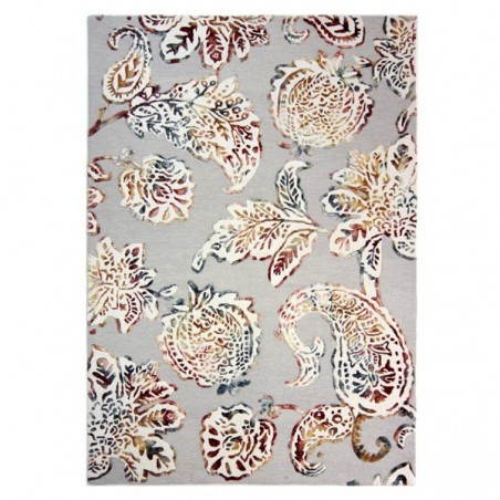 Tapis design en laine à motif floral soho Sirius par Luxmi