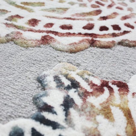 Tapis design en laine à motif floral soho Sirius par Luxmi Tapis design en laine à motif floral soho Sirius par Luxmi