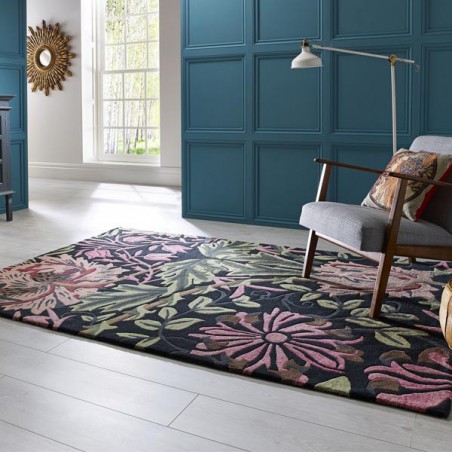 Tapis design motifs fleuris Honey par Luxmi Tapis design motifs fleuris Honey par Luxmi