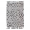 Tapis design Vilgrid motifs scandinaves Gris par Luxmi