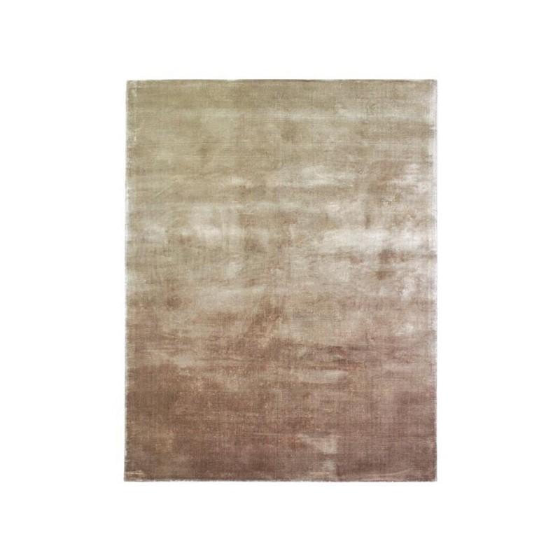 Tapis design en viscose Cairo Champagne par Luxmi