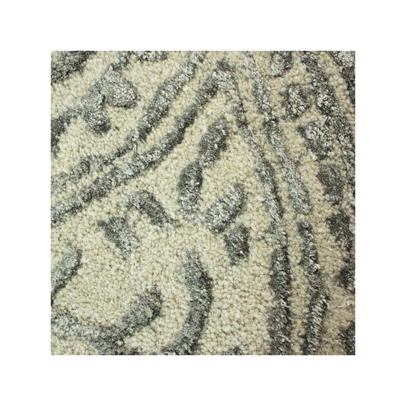 Tapis design motifs baroques Mayfair Gris par Luxmi