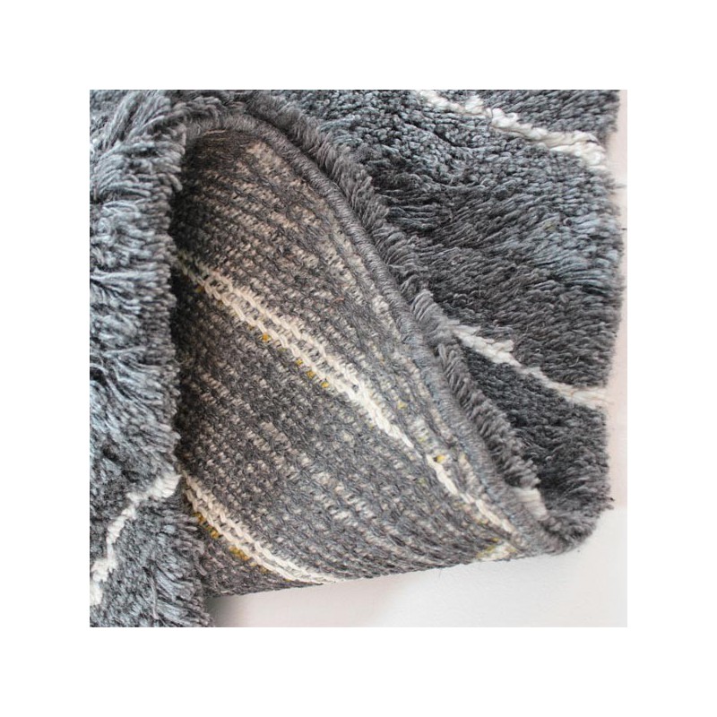 Tapis design Auckland gris par Luxmi