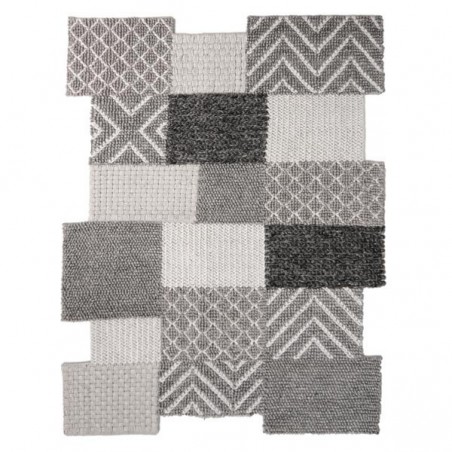 Tapis design Agra Gris par Luxmi Tapis design Agra Gris par Luxmi