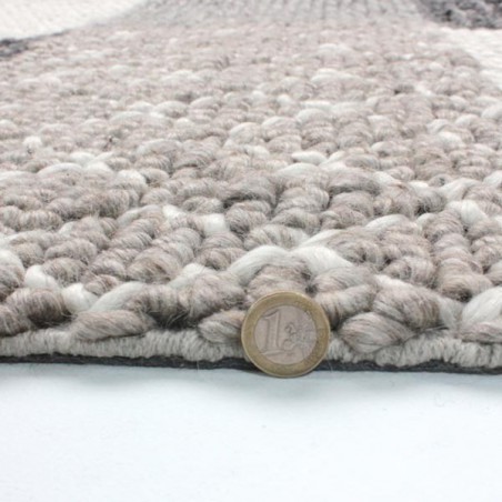 Tapis design Agra Gris par Luxmi Tapis design Agra Gris par Luxmi