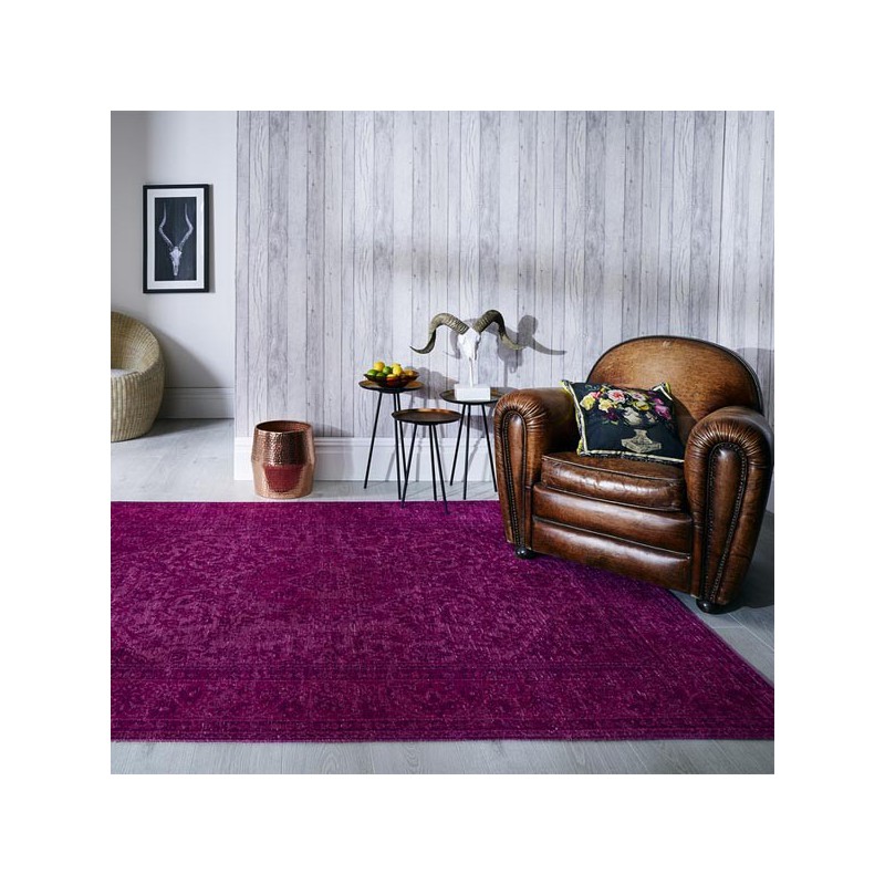 Tapis design vintage Palais Cerise par Luxmi