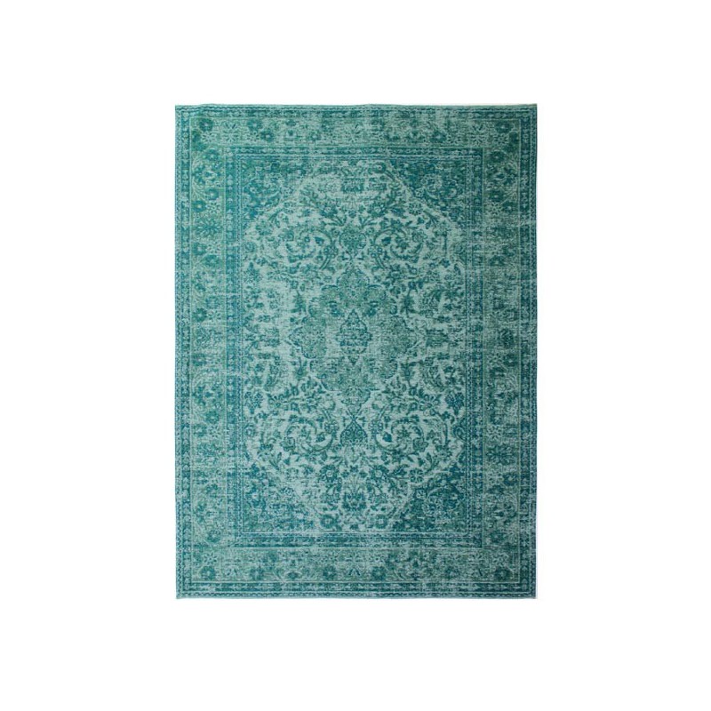 Tapis design vintage Palais Turquoise Cerise par Luxmi