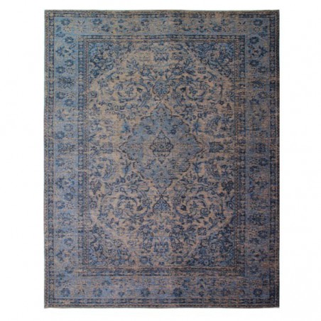 Tapis design vintage Palais Bianco Bleu par Luxmi Tapis design vintage Palais Bianco Bleu par Luxmi