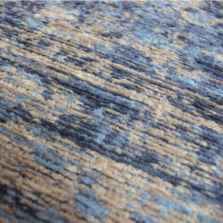 Tapis design vintage Palais Bianco Bleu par Luxmi Tapis design vintage Palais Bianco Bleu par Luxmi