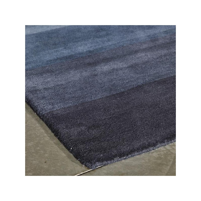 Tapis design en lanie Caesar Bleu par Angelo