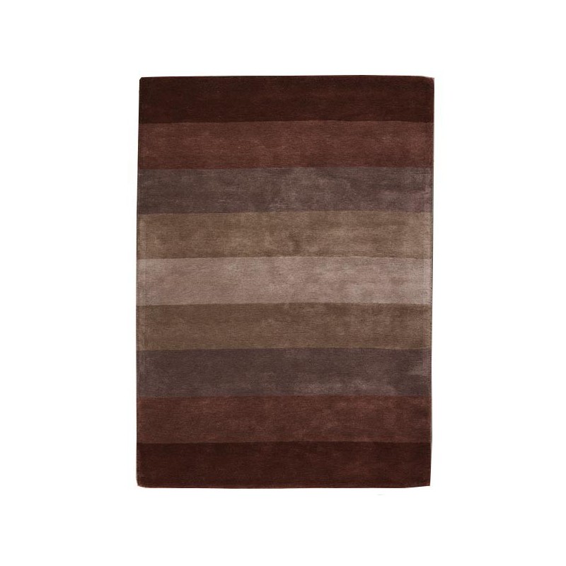 Tapis design en laine Caesar Marron par Angelo