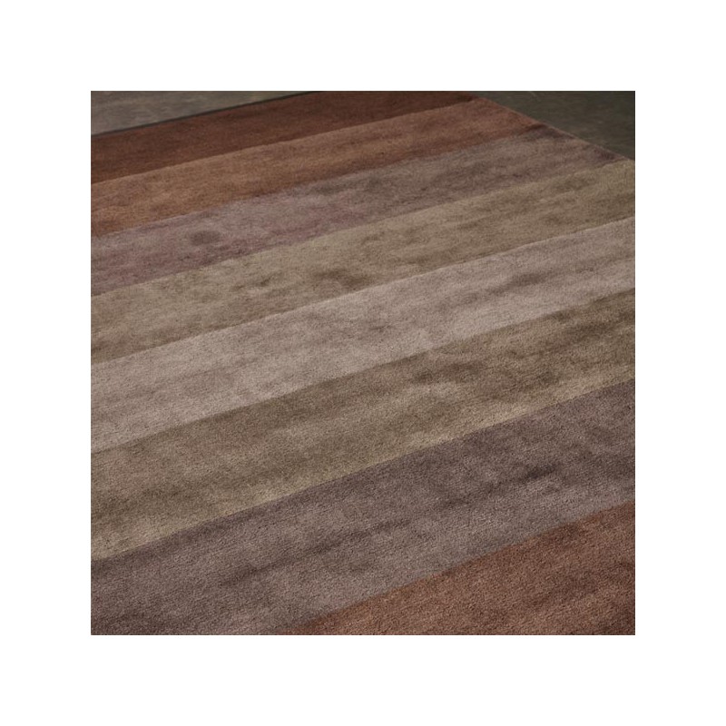 Tapis design en laine Caesar Marron par Angelo