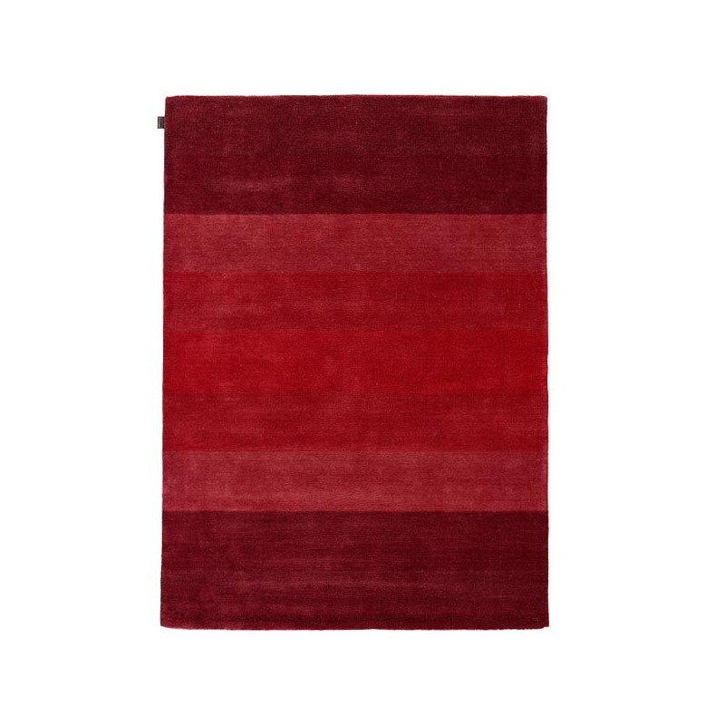 Tapis design en laine Caesar Rouge par Angelo