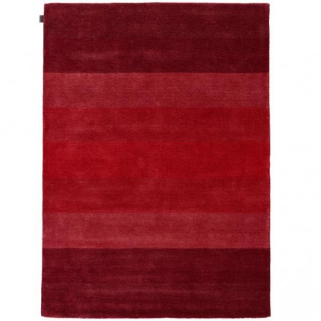 Tapis design en laine Caesar Rouge par Angelo