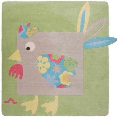 Tapis Bébé Lola la Poule par Nattiot Tapis Bébé Lola la Poule par Nattiot
