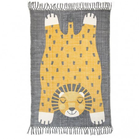 Tapis de chambre enfant Baba le lion par Nattiot