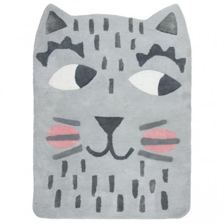 Tapis de chambre enfant Ralph le chat par Nattiot Tapis de chambre enfant Ralph le chat par Nattiot