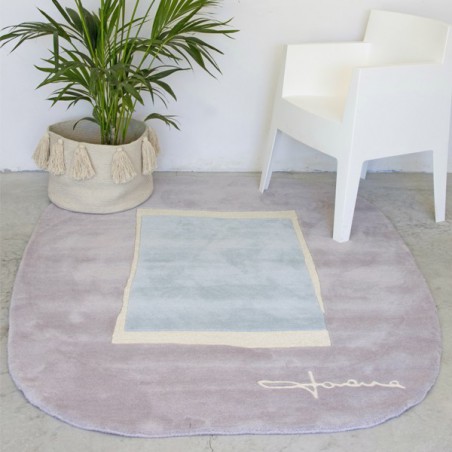 Tapis design en Laine Lake Bleu par Lorena Canals Tapis design en Laine Lake Bleu par Lorena Canals