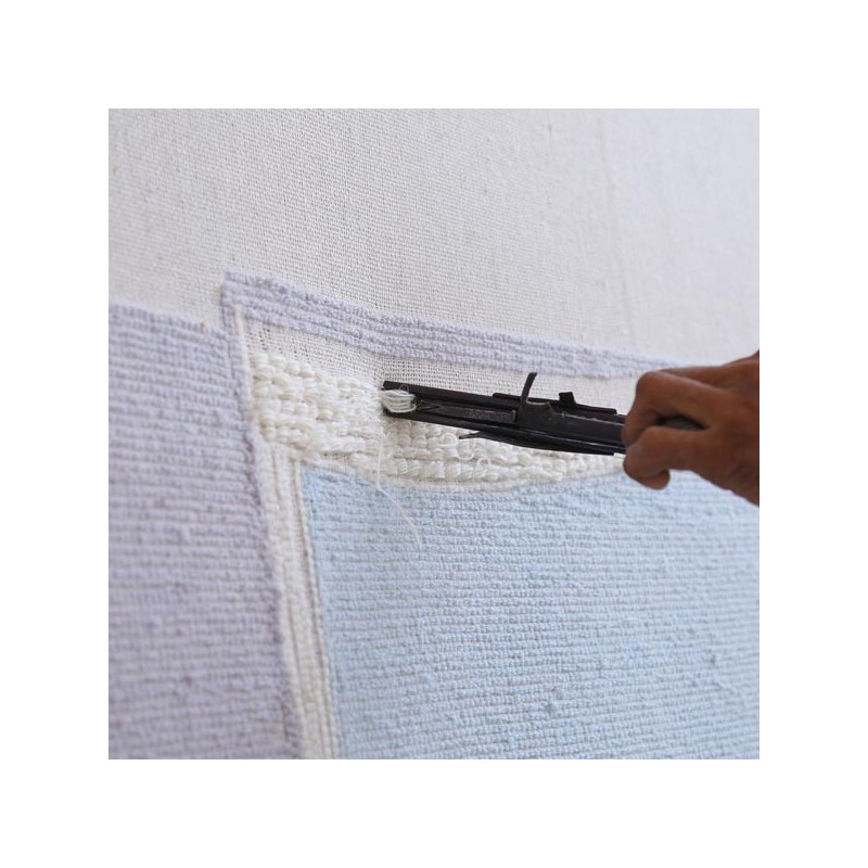 Tapis design en Laine Lake Bleu par Lorena Canals