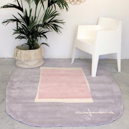 Tapis design en Laine Lake Rose par Lorena Canals Tapis design en Laine Lake Rose par Lorena Canals