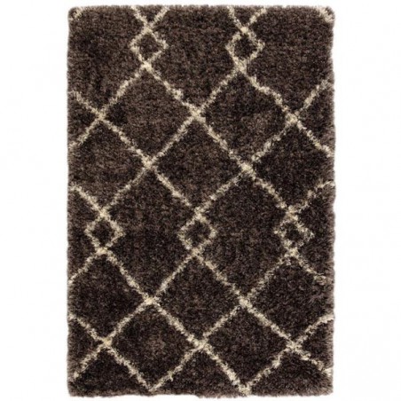 Tapis salon berbère Rhapsody noir par Tapis Chic collection