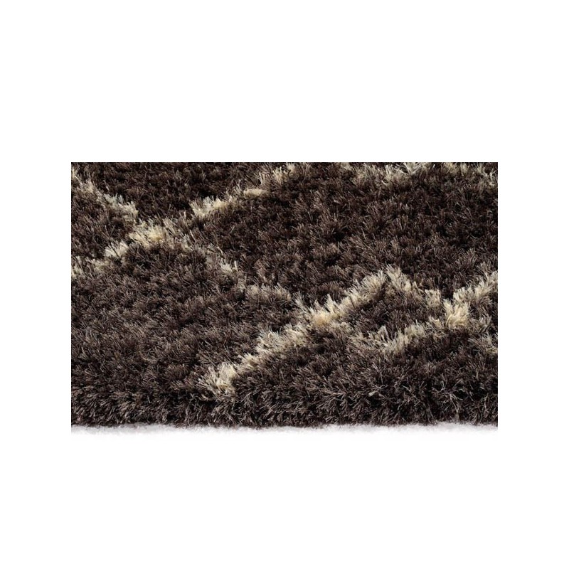 Tapis salon berbère Rhapsody noir par Tapis Chic collection