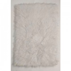 Tapis contemporain BAATOR fausse fourrure chèvre mongole