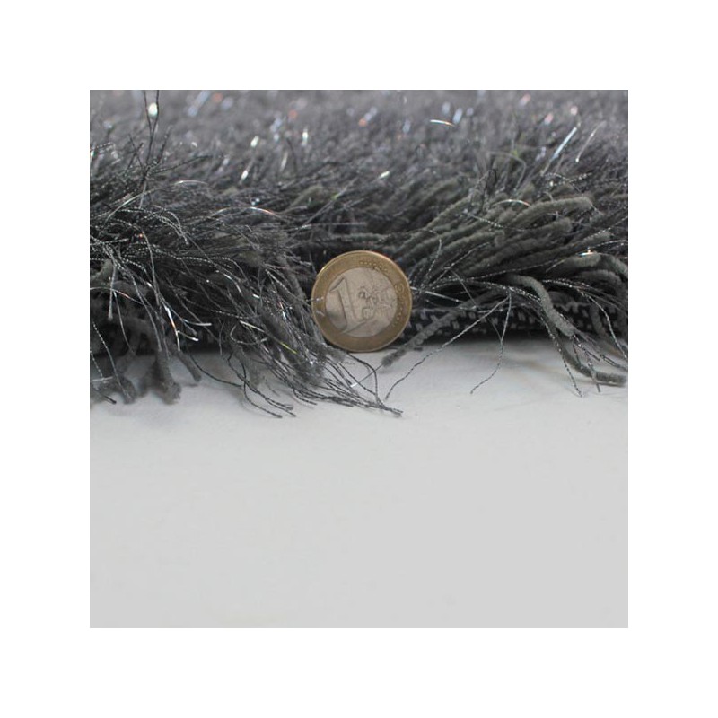 Tapis Design Glizz Ardoise Brillant par Tapis Chic collection