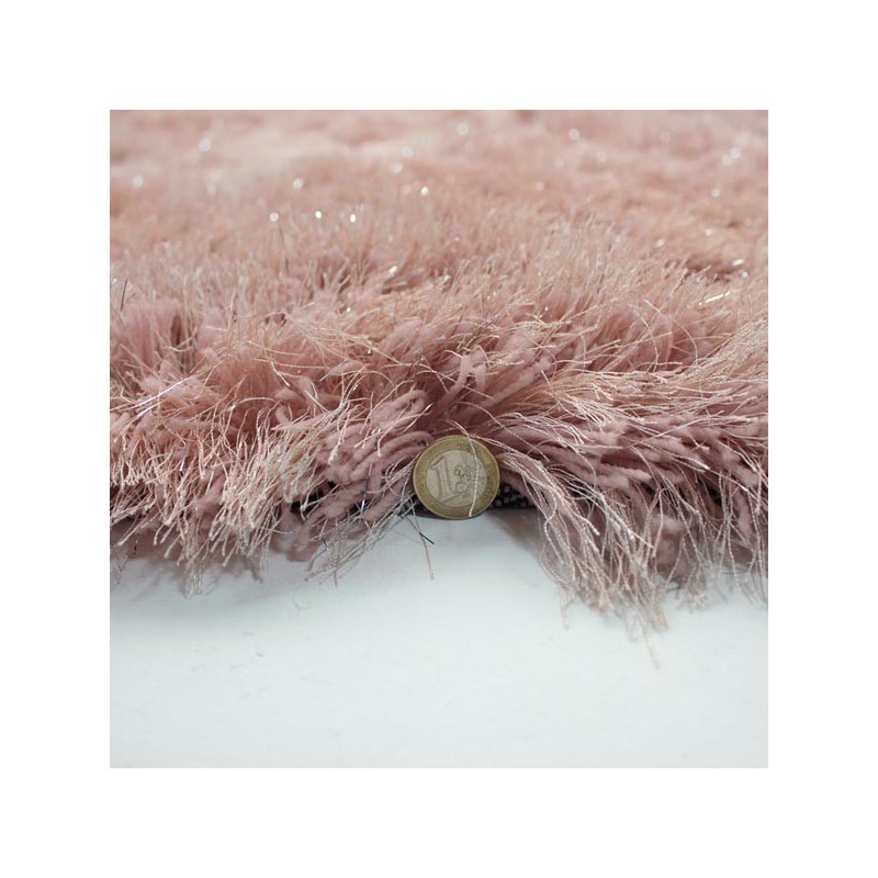 Tapis Design Glizz Rosé poudré par Tapis Chic collection