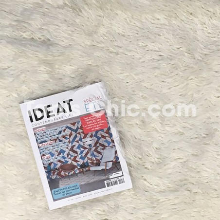 Tapis contemporain BAATOR fausse fourrure chèvre mongole par Tapis Chic collection Tapis contemporain BAATOR fausse fourrure chèvre mongole par Tapis Chic collection